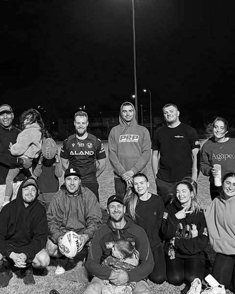 Neighbourhood group members enjoying outdoor activities together