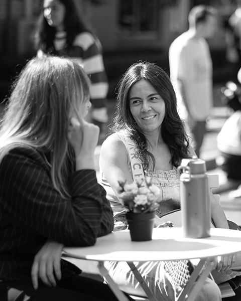 New believers praying together and growing in faith