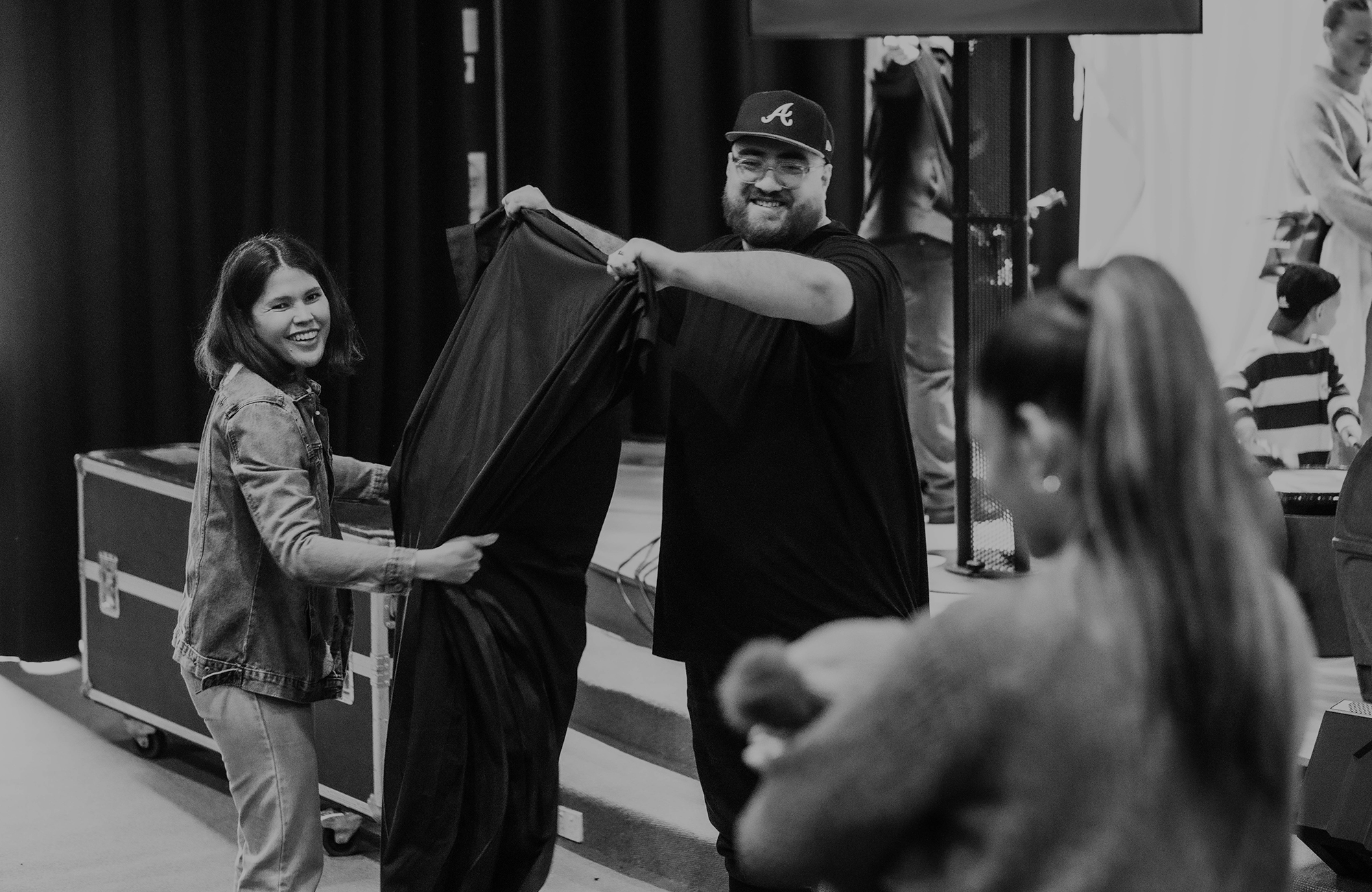 Parable Church volunteers serving together